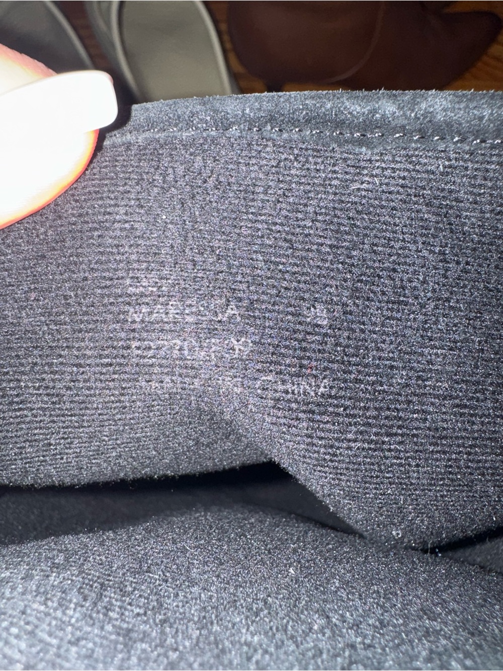 Coach Black Suede Logo Boots with Buckle Accent - Picture 4 of 4
